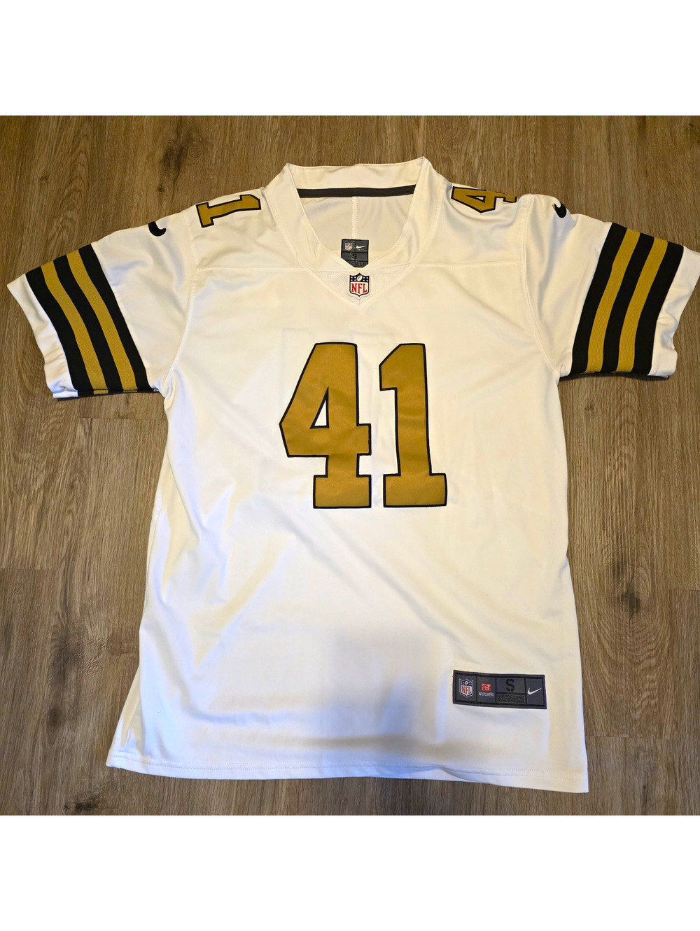 Alvin Kamara #41 New Orleans Saints Nike On Field Color Rush Jersey S